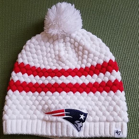 patriots pom pom hat